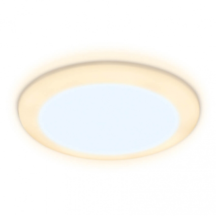 Встраиваемый светодиодный светильник Ambrella light Led Downlight DCR307 для офиса, цвет белый,  в современном стиле