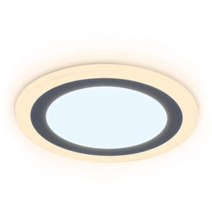 Встраиваемый светодиодный светильник Ambrella light Downlight DCR379 для офиса, цвет белый,  в стиле Хай-тек