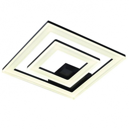 Потолочный светодиодный светильник IDLamp Sevilia 407/2PF-LEDBlack для кухни площадью до 67 кв.м.,  в стиле Хай-тек
