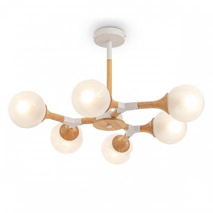 Потолочная люстра Freya Amy FR5105CL-06W для гостиной, цвет белый