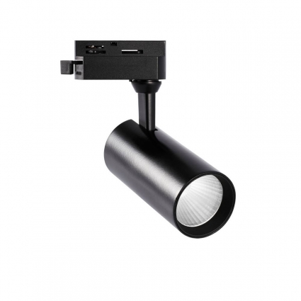 Трековый светодиодный светильник Volpe ULB-Q276 15W/4000К BLACK UL-00005936 для экспозиции, цвет черный,  в современном стиле
