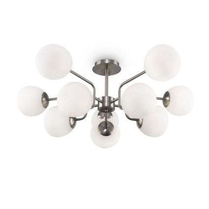 Потолочная люстра Maytoni Erich MOD221PL-10N для гостиной, цвет белый