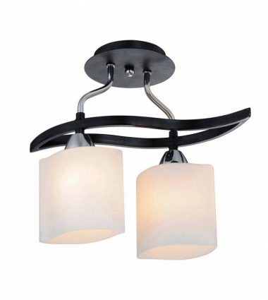 Потолочный светильник IDLamp Gabriella 859/2PF-Dark для гостиной площадью до 6.7 кв.м.,  в современном стиле