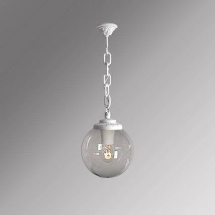 Уличный подвесной светильник Fumagalli Sichem/G300 G30.120.000.WXE27 на площадь до 3.3 кв.м., цвет белый,  в стиле ретро