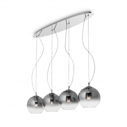 Подвесной светильник Ideal Lux Nemo Plus Sp4 Fade 149561 для кухни площадью до 13.3 кв.м.,  в стиле Хай-тек