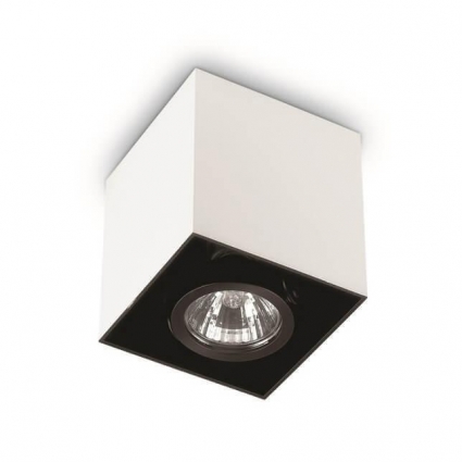 Потолочный светильник Ideal Lux Mood Pl1 D09 Square Bianco 140902 для прихожей площадью до 1.6 кв.м.,  в современном стиле