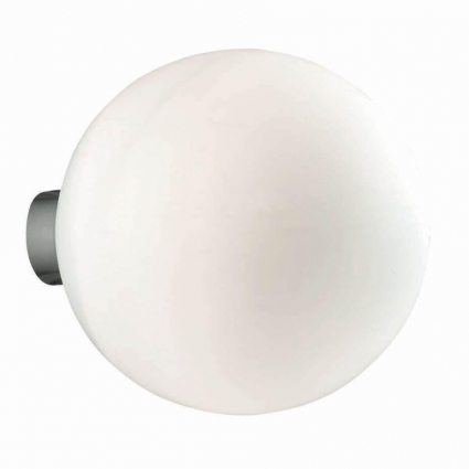 Настенный светильник Ideal Lux Mapa Ap1 D30 Bianco 059822 для офиса площадью до 3.3 кв.м.