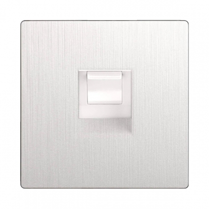 Розетка Werkel Ethernet RJ-45 перламутровый рифленый W1181013 4690389172717, цвет белый перламутровый, белый,  в современном стиле