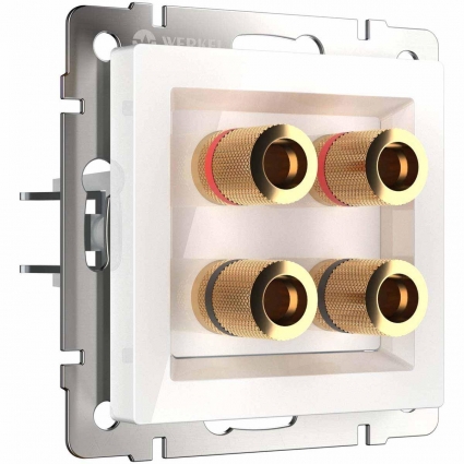 Акустическая розетка Werkel белая W1185001 4690389155536, цвет белый,  в современном стиле