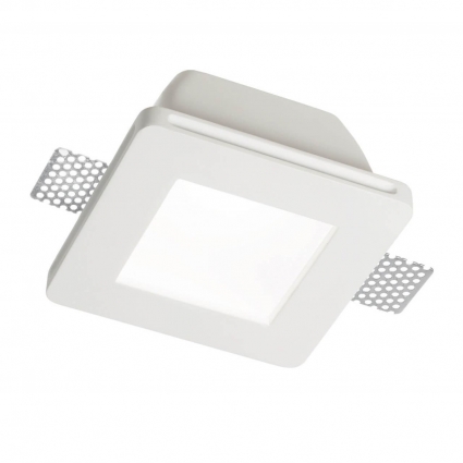 Встраиваемый светильник Ideal Lux Samba Square D77 150116 для офиса, цвет белый,  в современном стиле