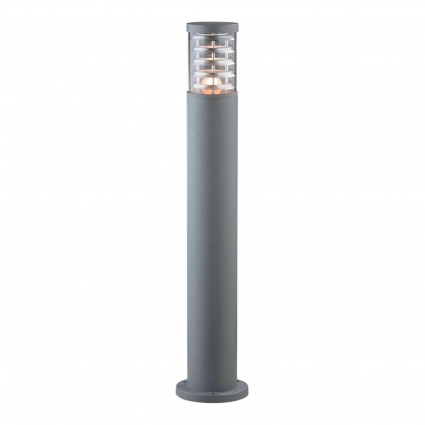 Уличный светильник Ideal Lux Tronco Pt1 H80 Grigio 026961 на площадь до 3.3 кв.м., цвет серебро,  в стиле модерн