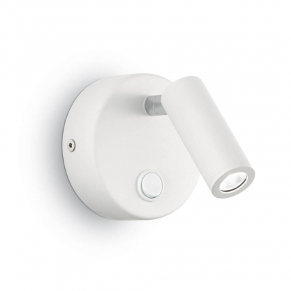 Спот Ideal Lux Page Ap Round Bianco 142586 для прихожей, цвет белый,  в современном стиле