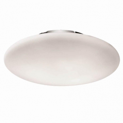 Потолочный светильник Ideal Lux Smarties Pl2 D40 Bianco 032047 для прихожей площадью до 6.7 кв.м.
