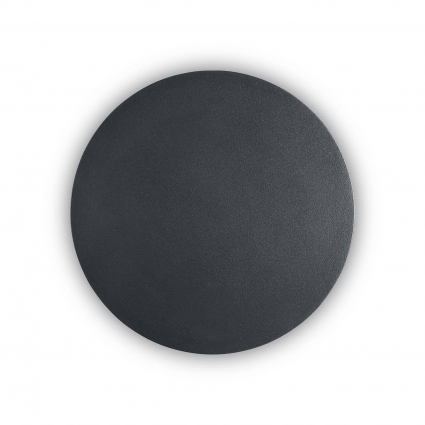 Настенно-потолочный светодиодный светильник Ideal Lux Cover Ap D15 Round Nero 195742 для офиса, цвет черный