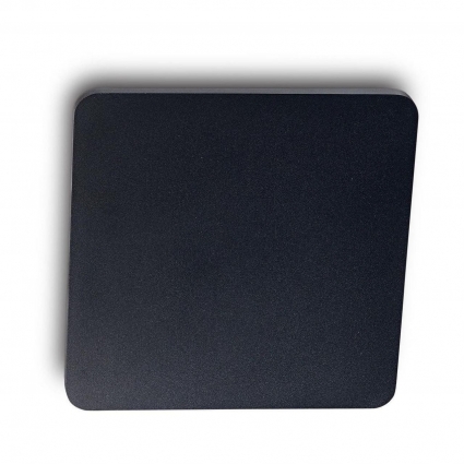 Настенно-потолочный светодиодный светильник Ideal Lux Cover Ap D20 Square Nero 195773 для офиса, цвет черный