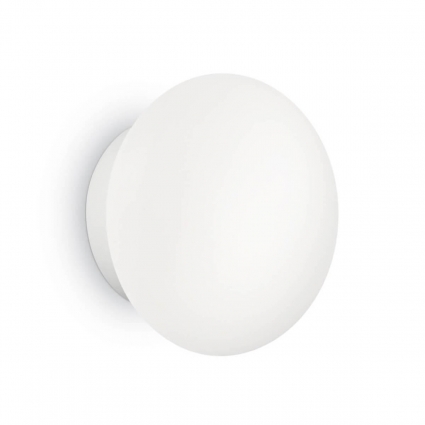 Уличный настенный светильник Ideal Lux Bubble Pl2 158907, цвет белый,  в современном стиле