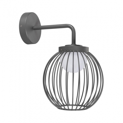 Уличный настенный светодиодный светильник Arlight LGD-Pearl-Wall-7W Warm3000 029973, цвет серый,  в современном стиле