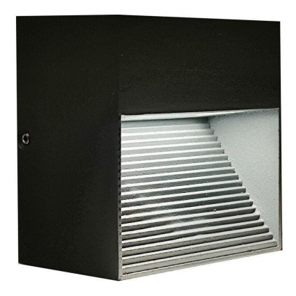 Уличный настенный светодиодный светильник Escada 10206/S LED на площадь до 2 кв.м., цвет серый,  в современном стиле
