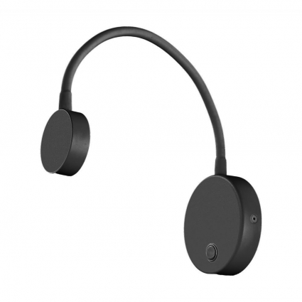 Бра Arlight SP-Son-R90-3W Warm3000 029628 для прихожей, цвет черный,  в современном стиле