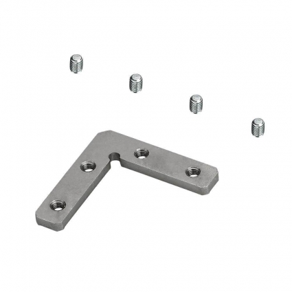 Пластина монтажная угловая Arlight ALU-90HOR 024194, цвет серый