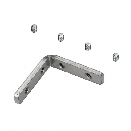 Пластина монтажная угловая Arlight ALU-90VER 024195, цвет серый