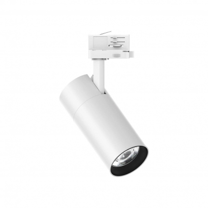 Трековый светодиодный светильник Ideal Lux Quick 28W CRI90 30 3000K WH On-Off 222653 для магазина, цвет белый,  в современном стиле
