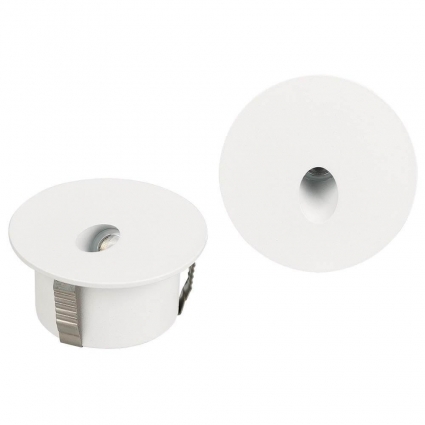 Встраиваемый светодиодный светильник Arlight LT-Gap-R70-3W Warm3000 025737 для прихожей, цвет белый,  в современном стиле