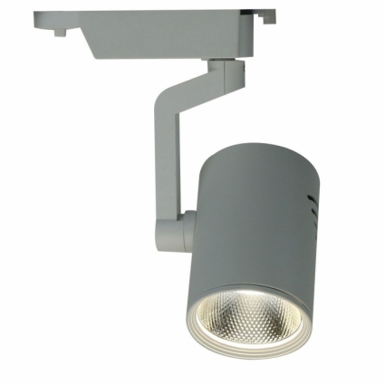 Трековый светодиодный светильник Arte Lamp Traccia A2310PL-1WH для экспозиции площадью до 5 кв.м.,  в современном стиле