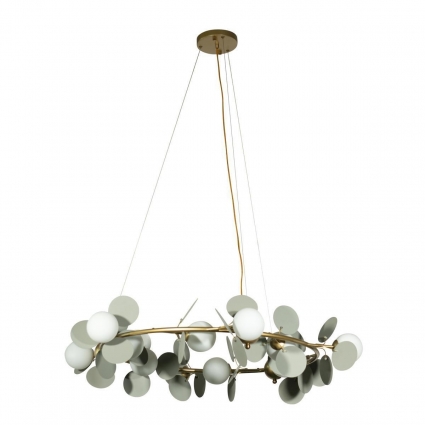 Подвесная люстра Loft IT Matisse 10008/1050 Grey для гостиной, цвет белый,  в стиле модерн