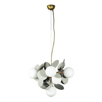 Подвесная люстра Loft IT Matisse 10008/6 Grey для гостиной, цвет белый,  в стиле модерн