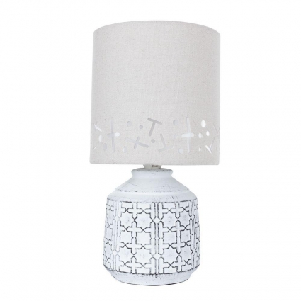 Настольная лампа Arte Lamp Bunda A4007LT-1WH для спальни площадью до 1 кв.м.