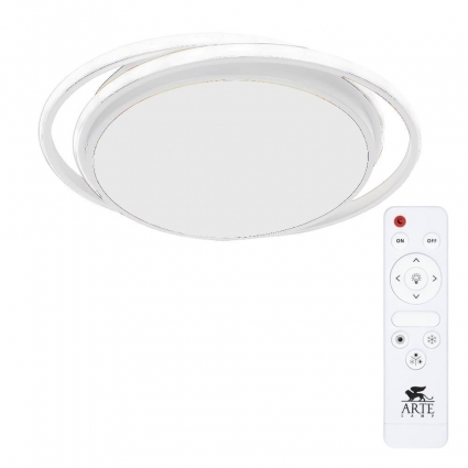 Потолочный светодиодный светильник Arte Lamp Sonny A2688PL-1WH для кафе и ресторанов площадью до 14 кв.м.,  в современном стиле