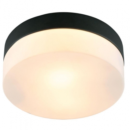 Потолочный светильник Arte Lamp Aqua-Tablet A6047PL-1BK для ванной площадью до 2 кв.м.,  в современном стиле