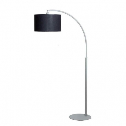 Торшер TopDecor Swan F1 11 02g для спальни, цвет черный,  в современном стиле