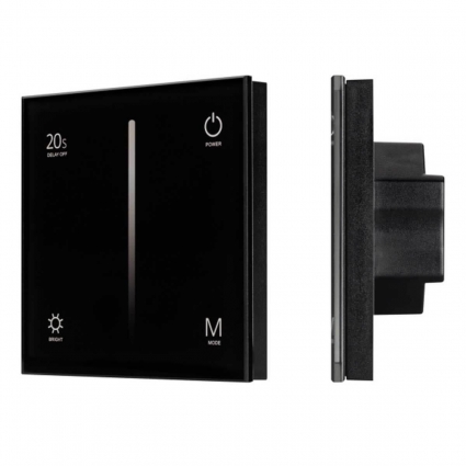 Панель управления Arlight Smart-P6-DIM-G-IN Black 034780, цвет черный,  в стиле Хай-тек