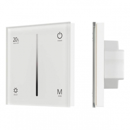Панель управления Arlight Smart-P6-DIM-G-IN White 034781, цвет белый,  в стиле Хай-тек
