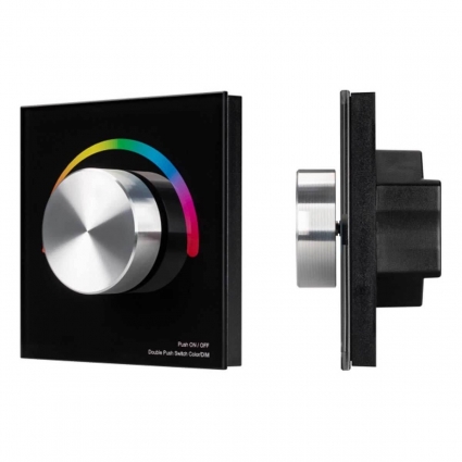 Панель управления Arlight Smart-P8-RGB-G-IN Black 033763, цвет черный,  в современном стиле