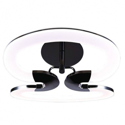 Потолочный светодиодный светильник IDLamp Gala 410/2PF-LEDWetasphalt для кухни площадью до 20 кв.м.,  в стиле Хай-тек