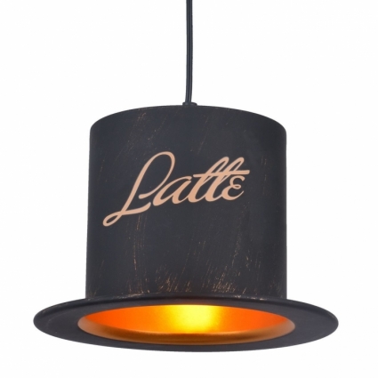 Подвесной светильник Arte Lamp Caffe A5065SP-1BN для кафе и ресторанов площадью до 2.2 кв.м.,  в стиле лофт