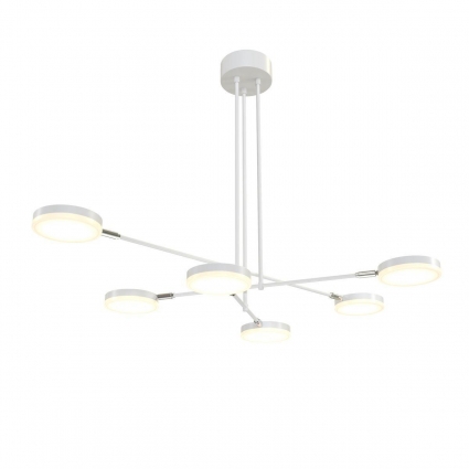 Подвесная светодиодная люстра Maytoni Fad MOD070PL-L36W3K для офиса, цвет белый,  в стиле Хай-тек