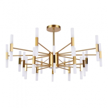 Подвесная люстра Arte Lamp Ramona A7410PL-40PB для гостиной, цвет белый,  в стиле модерн