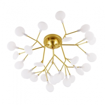 Потолочная люстра Arte Lamp Candy A7274PL-27GO для спальни, цвет белый,  в современном стиле