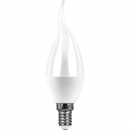 Лампа светодиодная Saffit E14 9W 6400K матовая SBC3709 55173
