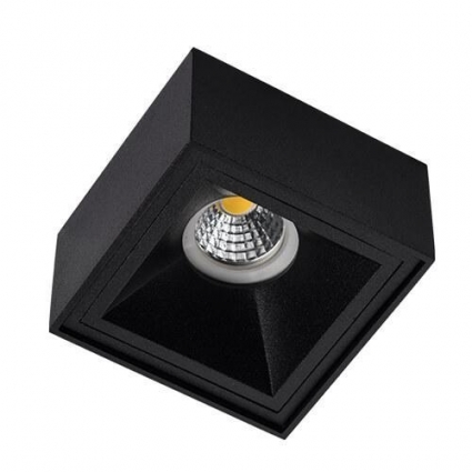 Встраиваемый светильник Italline M01-1018 black для спальни площадью до 2.8 кв.м.,  в современном стиле