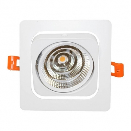 Встраиваемый светодиодный светильник Lumina Deco Fostis LDC 8065-10W WT для кухни, цвет белый,  в современном стиле