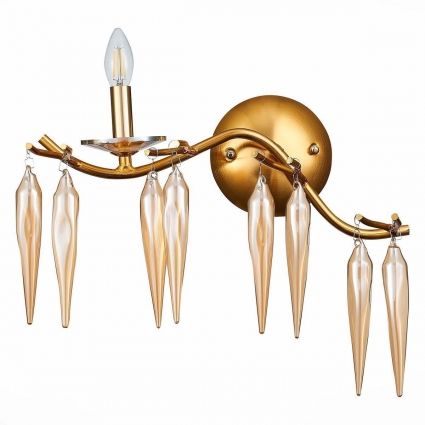 Бра ST Luce Siena SL1653.201.01 для гостиной площадью до 2 кв.м., цвет золотой,  в стиле модерн