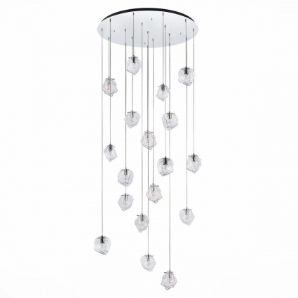 Подвесная люстра ST Luce Portici SL1175.103.18 для больших залов площадью до 36 кв.м.,  в стиле модерн