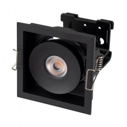 Встраиваемый светодиодный светильник Arlight CL-Simple-S80x80-9W Day4000 026875 для магазина, цвет черный,  в современном стиле