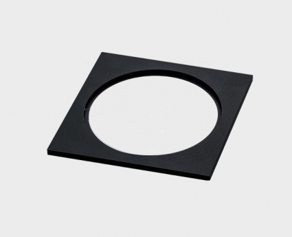 Рамка декоративная Italline IT06-6016 black FR1, цвет черный,  в современном стиле