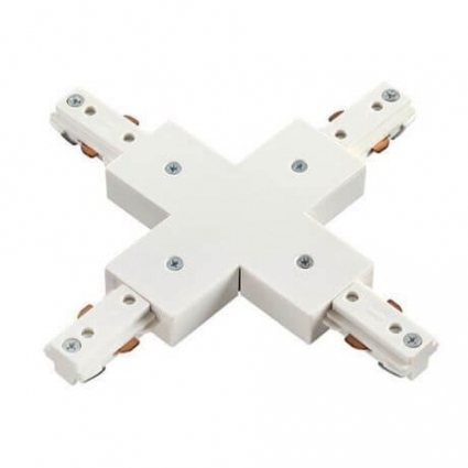 Соединитель крестовой Italline WSO 75 white, цвет белый
